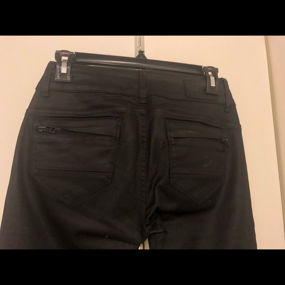 G Star Matte-leather Black Midge Cody Jeans - Picture 5 of 8